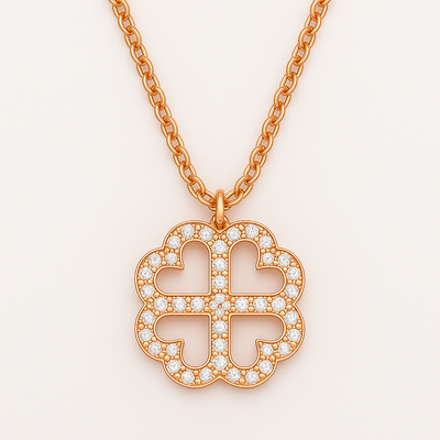 Fiorelucky | collana quadrifiore